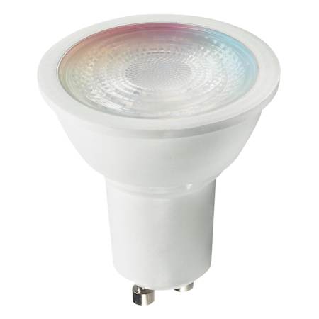Satco Lighting Single 5.5 Watt Dimmable MR16 GU10 LED Bulb - 385 Lumens, 2700K, and 90CRI Clear