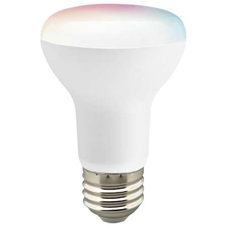 Satco Lighting Single 6 Watt Dimmable R20 Medium (E26) LED Bulb - 480 Lumens, 2700K, and 90CRI White