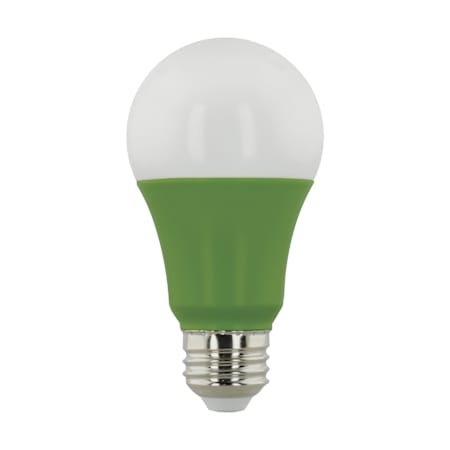 Satco Lighting Pack of (2) 9 Watt A19 Medium (E26) LED Bulbs - 80CRI Green