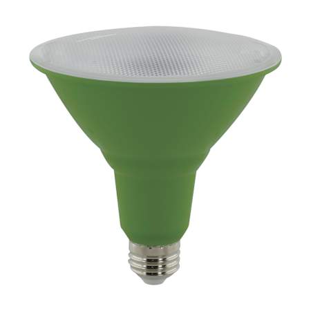 Satco Lighting Pack of (2) 16 Watt PAR38 Medium (E26) LED Bulbs - 1,100 Lumens, 3500K, and 80CRI White