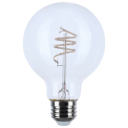 Satco Lighting 6 Watt Vintage Edison Dimmable G25 Coil Filament Medium (E26) LED Bulb - 500 Lumens, 2700K, and 93CRI Clear