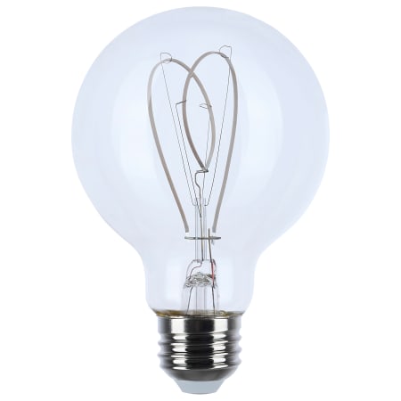 Satco Lighting 6 Watt Vintage Edison Dimmable G25 Medium (E26) LED Bulb - 500 Lumens, 2700K, and 93CRI Clear