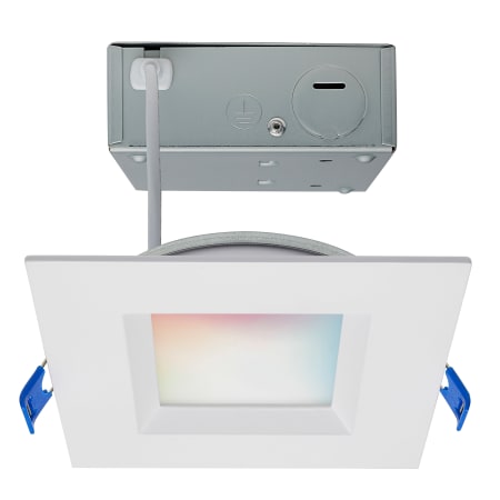 Satco Lighting Starfish 4" Integrated LED Square Smart Recessed Trim and Housing - Airtight White