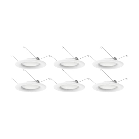 Satco Lighting 6" Reflector Recessed Trim White