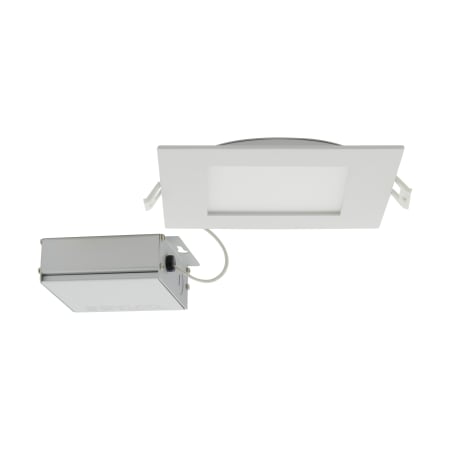 Satco Lighting LED 6-11/16" Wide Square Canless Recessed Fixture White
