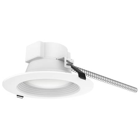 Satco Lighting Blink 6" Integrated LED Baffle Recessed Trim and Remodel Housing- Airtight White