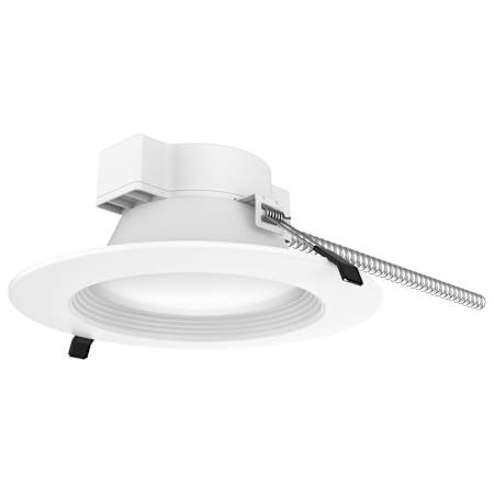 Satco Lighting Blink 8" Integrated LED Baffle Recessed Trim and Remodel Housing- Airtight White