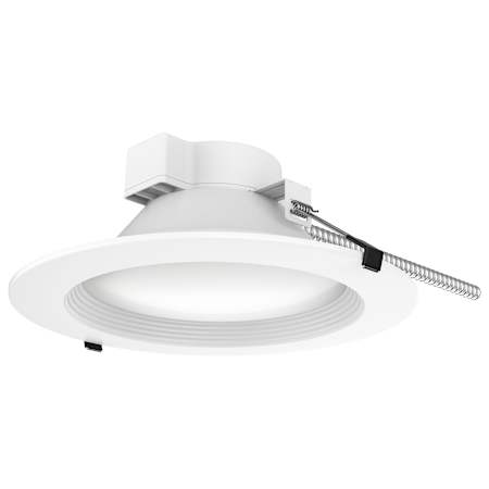 Satco Lighting Blink 10" Integrated LED Baffle Recessed Trim and Remodel Housing- Airtight White