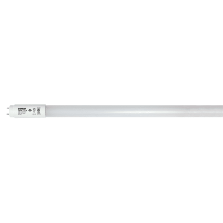 Satco Lighting Single 48 Inch 11.5 Watt T8 Bi Pin LED Bulb - 1,650 Lumens, 3000K, and 80CRI Frosted