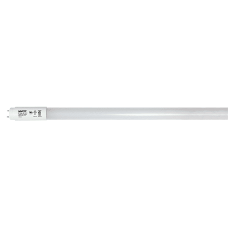 Satco Lighting Single 48 Inch 11.5 Watt T8 Bi Pin LED Bulb - 1,650 Lumens, 3500K, and 80CRI Frosted