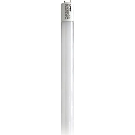 Satco Lighting Single 10.5 Watt T8 Bi Pin LED Bulb - 1,700 Lumens, 3000K, and 82CRI Gloss White