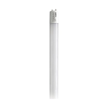 Satco Lighting Pack of (4) 9 Watt T8 Bi Pin (G13) LED Bulbs - 1,100 Lumens, 3500K, and 82CRI Frost