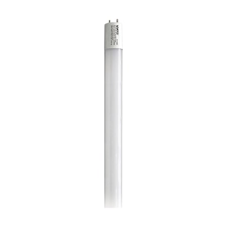 Satco Lighting Pack of (2) 12 Watt T8 Bi Pin (G13) LED Bulbs - 1,400 Lumens, 3500K, and 82CRI Frost