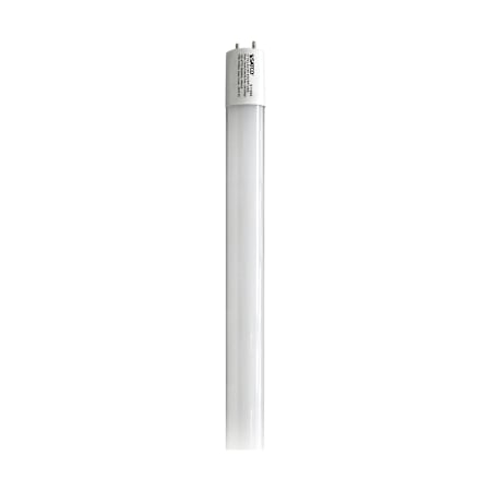 Satco Lighting Pack of (4) 17 Watt T8 Bi Pin (G13) LED Bulbs - 2,100 Lumens, 3000K, and 82CRI Frost