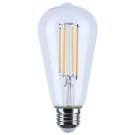 Satco Lighting 8 Watt Vintage Edison Dimmable ST19 Medium (E26) LED Bulb - 800 Lumens, 2000K, 3000K, and 90CRI Clear