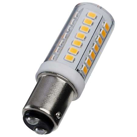 Satco Lighting 5 Watt Dimmable T6 BA15D LED Bulb - 550 Lumens, 3000K, and 80CRI Clear