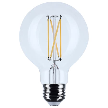Satco Lighting 4.5 Watt Dimmable G25 Medium (E26) LED Bulb- 350 Lumens, 3500K, and 90CRI Clear