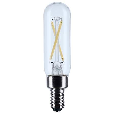 Satco Lighting 2.8 Watt Dimmable T6 Candelabra (E12) LED Bulb- 200 Lumens, 3000K, and 90CRI Clear