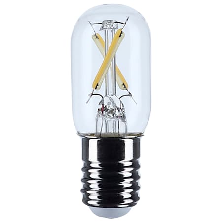 Satco Lighting 3 Watt Dimmable T6.5 Intermediate (E17) LED Bulb- 200 Lumens, 4000K, and 90CRI Clear