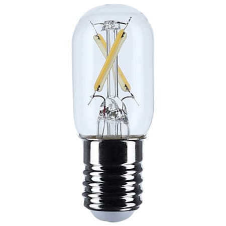 Satco Lighting 3 Watt Dimmable T6.5 Intermediate (E17) LED Bulb- 200 Lumens, 5000K, and 90CRI Clear