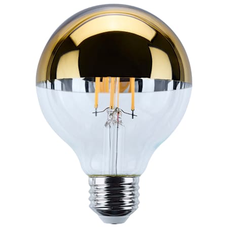 Satco Lighting 5.5 Watt Dimmable G25 Medium (E26) LED Bulb- 500 Lumens, 2700K, and 90CRI Gold