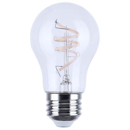 Satco Lighting Reminiscent 4 Watt Vintage Edison Dimmable A15 Medium (E26) LED Bulb - 350 Lumens, 2700K, and 93CRI Clear