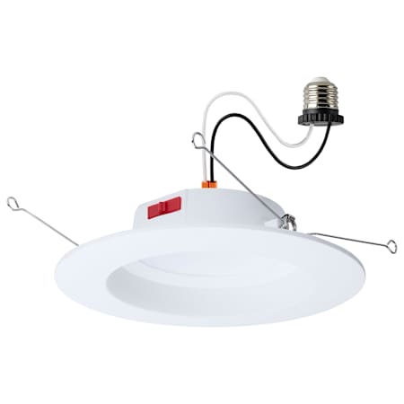Satco Lighting ColorQuick 6" Integrated LED Open Recessed Trim and New Construction / Remodel Housing- Airtight White