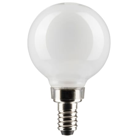 Satco Lighting 4.5 Watt Dimmable G16.5 Candelabra (E12) LED Bulb - 350 Lumens , 2700K , and 90CRI White