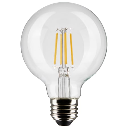 Satco Lighting 6 Watt Vintage Edison Dimmable G25 Medium (E26) LED Bulb - 500 Lumens , 3000K , and 90CRI Clear
