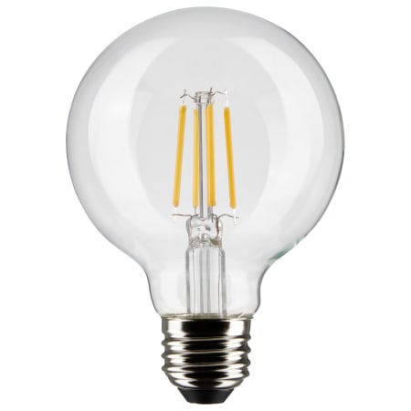Satco Lighting Pack of (2) 4.5 Watt Vintage Edison Dimmable G25 Medium (E26) LED Bulbs - 350 Lumens, 3000K, and 90CRI Clear