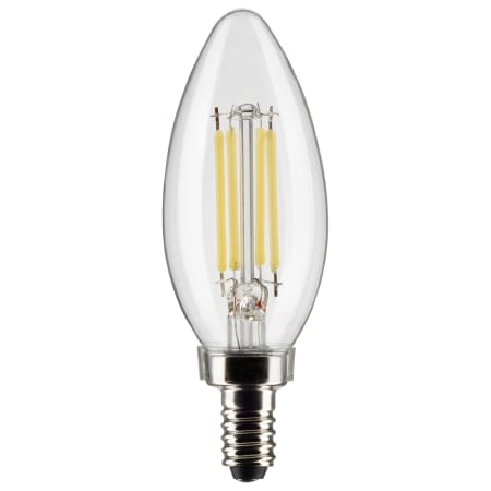 Satco Lighting 5.5 Watt Vintage Edison Dimmable B11 Candelabra (E12) LED Bulb - 500 Lumens , 3500K , and 90CRI Clear