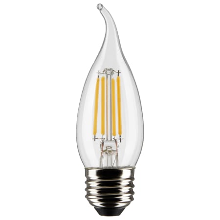 Satco Lighting 5.5 Watt Vintage Edison Dimmable CA10 Medium (E26) LED Bulb - 500 Lumens , 2700K , and 90CRI Clear