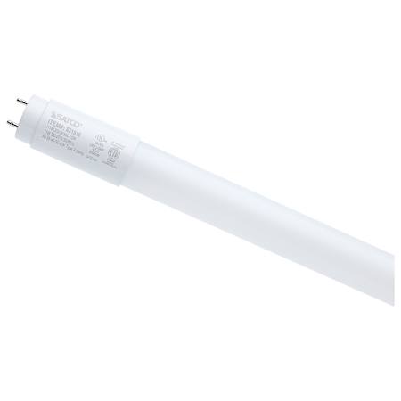 Satco Lighting 11 Watt Dimmable T8 Bi Pin (G13) LED Bulb- 1750 Lumens, 3000K, 3500K, 4000K, 5000K, 6500K, and 83CRI Frost