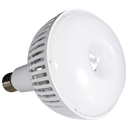 Satco Lighting Pack of (4) 80 Watt Dimmable HB60 Extended Mogul (EX39) LED Bulbs - 10,000 Lumens, 5000K, and 80CRI Translucent White