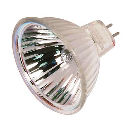 Satco Lighting Single 20 Watt Dimmable MR16 Bi Pin Halogen Bulb - 2900K Frosted