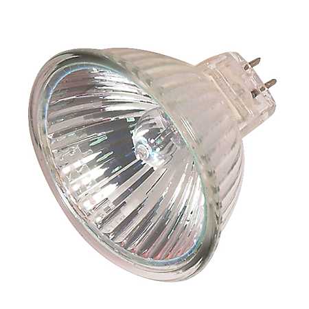 Satco Lighting Single 50 Watt Dimmable MR16 Bi Pin Halogen Bulb - 2900K Frosted