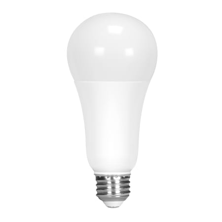 Satco Lighting Single 16.5 Watt Dimmable A19 Medium (E26) LED Bulb - 1,600 Lumens, 3000K, and 90CRI White
