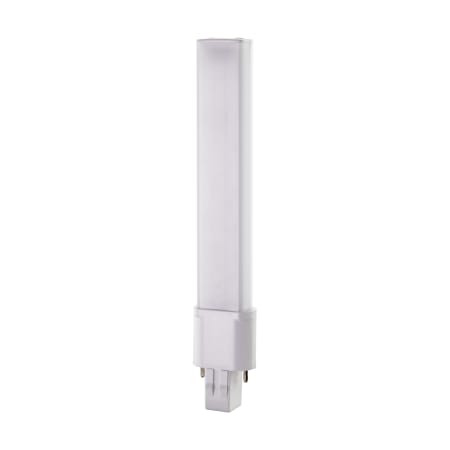 Satco Lighting Single 6 Watt PL CFL Plugin (GX23) LED Bulb - 600 Lumens, 3000K, and 80CRI Frosted