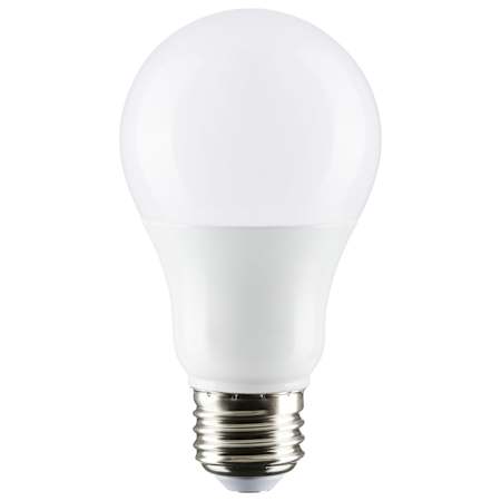 Satco Lighting Pack of (4) 8.8 Watt A19 Medium (E26) LED Bulbs - 800 Lumens, 2700K, and 90CRI White