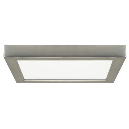 Satco Lighting 9" Wide Integrated LED Flush Mount Square Ceiling Fixture - 2700K Brushed Nickel