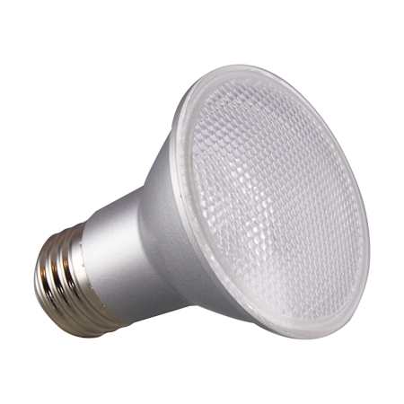 Satco Lighting Single 6.5 Watt Dimmable PAR20 Medium (E26) LED Bulb - 520 Lumens, 5000K Silver