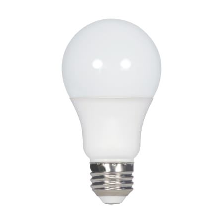 Satco Lighting Single 9.5 Watt A19 Medium (E26) LED Bulb - 800 Lumens, 2700K, and 80CRI Frosted
