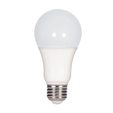 Satco Lighting Single 15 Watt Dimmable A19 Medium (E26) LED Bulb - 480 Lumens and 3000K Frosted White