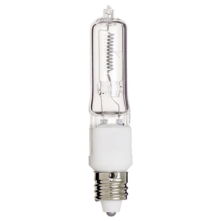 Satco Lighting Pack of (2) 75 Watt Dimmable T4 Shaped Mini Candelabra (E11) Base Halogen Bulbs Clear