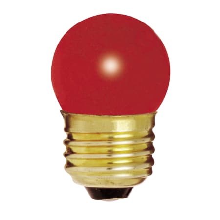 Satco Lighting 7.5 Watt Dimmable S11 Medium (E26) Incandescent Bulb -NOT FOR INDIVIDUAL SALE Ceramic Red