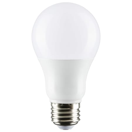 Satco Lighting Pack of (2) 9.8 Watt Dimmable A19 Medium (E26) LED Bulbs - 800 Lumens, 3000K, and 80CRI White