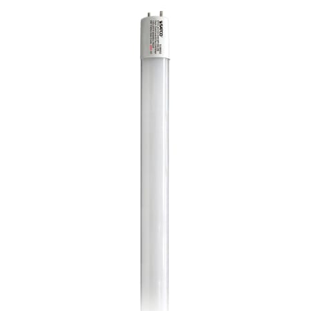 Satco Lighting Single 9 Watt T8 Bi Pin LED Bulb - 1,150 Lumens, 4000K, and 82CRI Gloss White