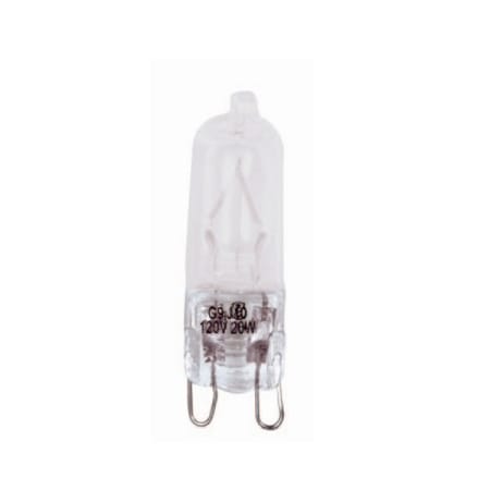 Satco Lighting Single 20 Watt Dimmable T4 Double Loop Halogen Bulb - 820 Lumens and 2900K Frosted