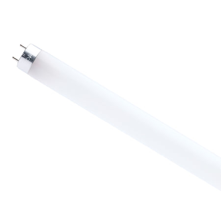 Satco Lighting 14 Watt Dimmable T8 Bi Pin (G13) LED Bulbs- 2200 Lumens, 5000K, and 80CRI Gloss White
