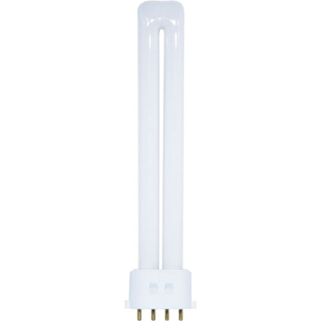 Satco Lighting Single 13 Watt T4 CFL Plugin (2GX7) Compact Fluorescent Bulb - 1,275 Lumens and 4100K Frosted